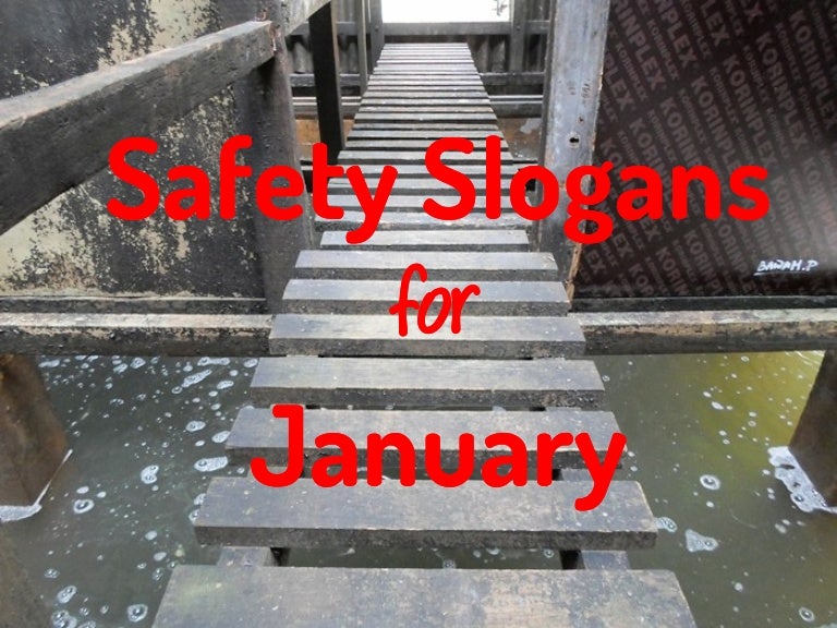 Safety Slogans for January
