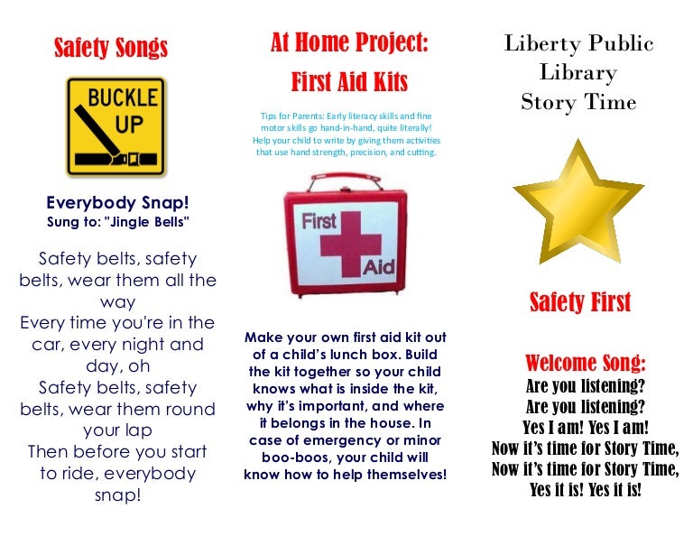 Safety First Story Time