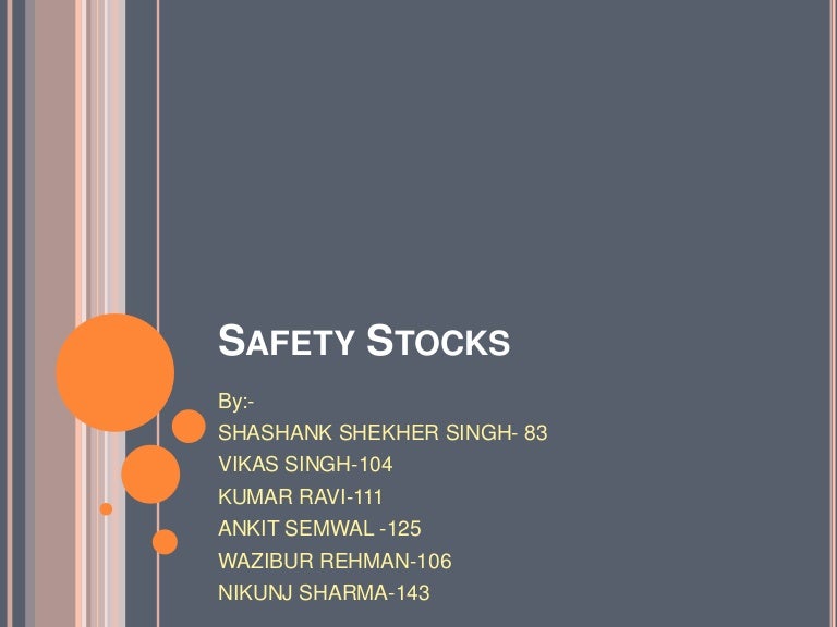 Safety stocks final