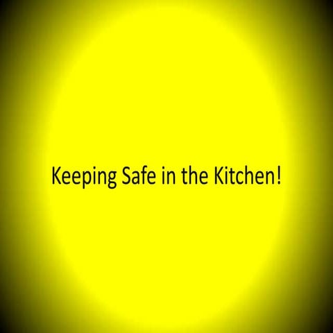 Image showcasing Safety while cooking | PPTX