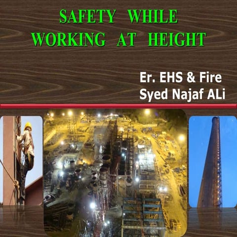 Safety while working at height