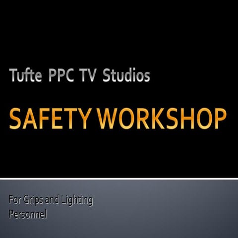 15 workshop safety rules | PPT