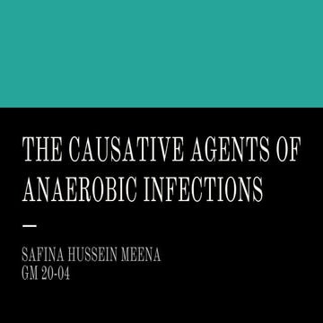  Anaerobic infections,Bocelli and ricketssia