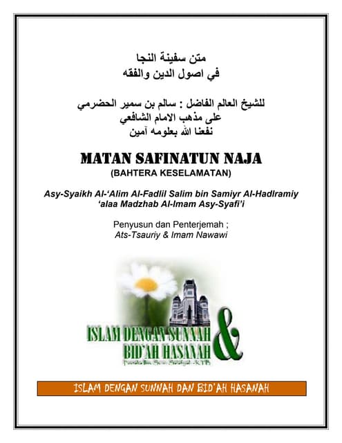 Terjemah kitab safinatun najah lengkap