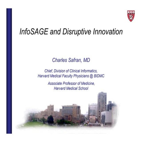 Safran  info sage & disruptive innovation