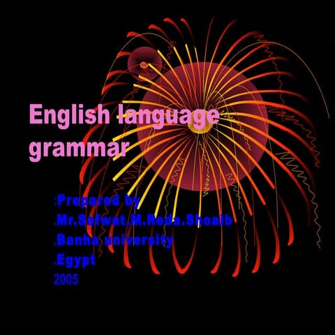 قواعد اللغة الانجليزية.صفوت محمد رضا شعيب