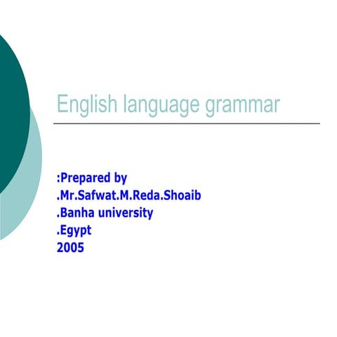 .صفوت محمد رضا شعيب.اللغة الانجليزية. قواعد اللغة الانجليزية. تعلم اللغة الان...