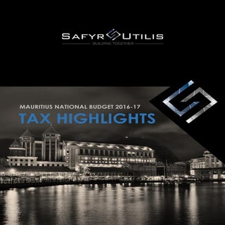 Safyr Utilis Mauritius Budget 2016/...