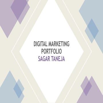Digital Marketing Portfolio