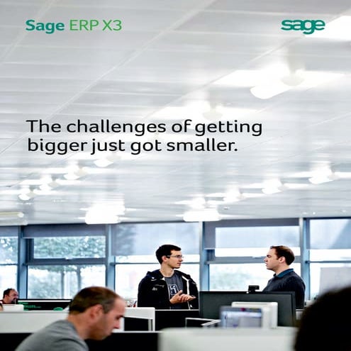 Sage ERP X3 Product Brochure