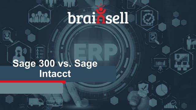Sage 300 vs. Sage Intacct webinar slide deck