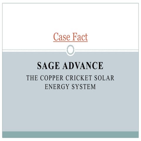 Sage advance case - Unitedworld School of Business