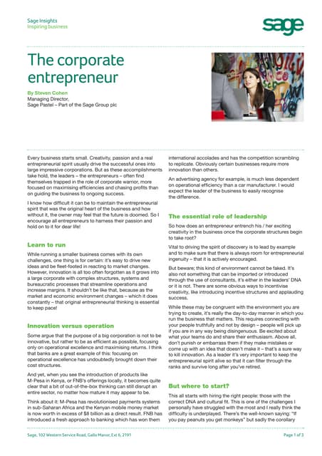 Every business starts small