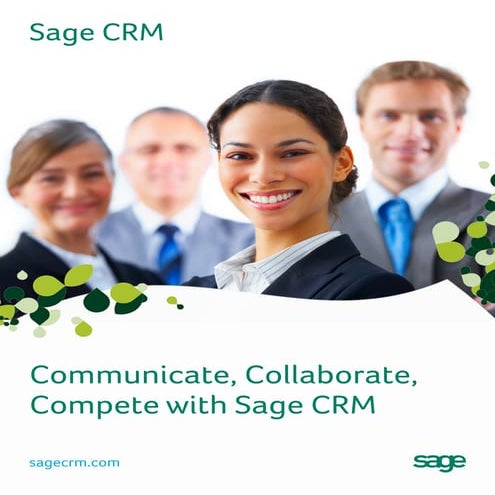 Sage CRM product brochure