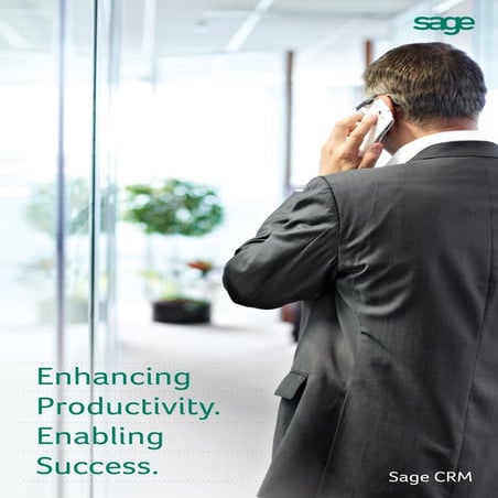 Sage CRM Product Overview Brochure