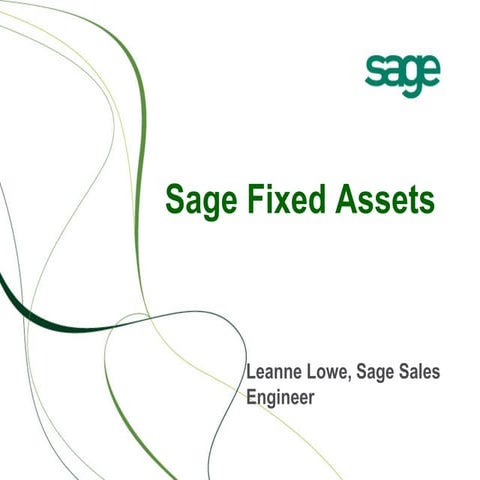 Sage Fixed Assets Caribbean Conference customer edition