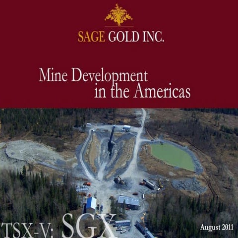 Investor Presentation August 2011