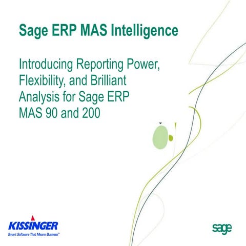 Sage mas intelligence