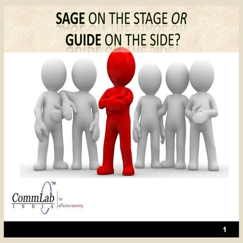 Sage on the Stage or Guide on the Side?