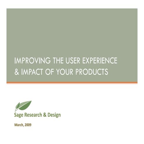 Sage Research & Design Introduction
