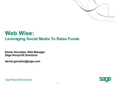Leveraging Social Media To Raise Funds for Nonprofit Organizations