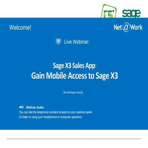 Sage X3 Sales App: Gain Mobile Access to Sage X3 | PDF