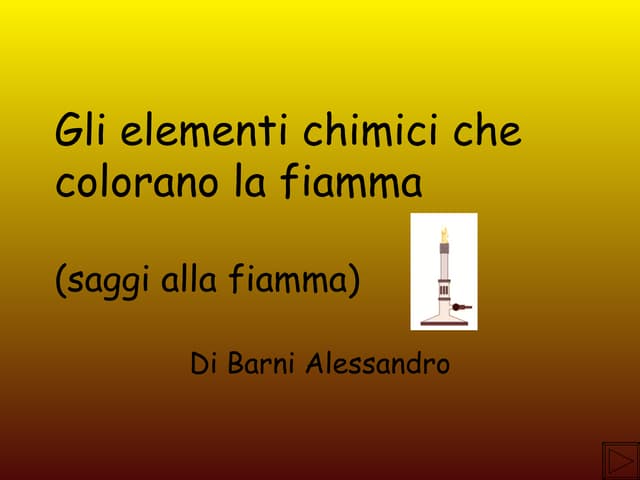 Saggi Alla Fiamma
