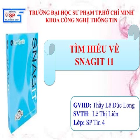 Tìm hiểu về SnagIt 11