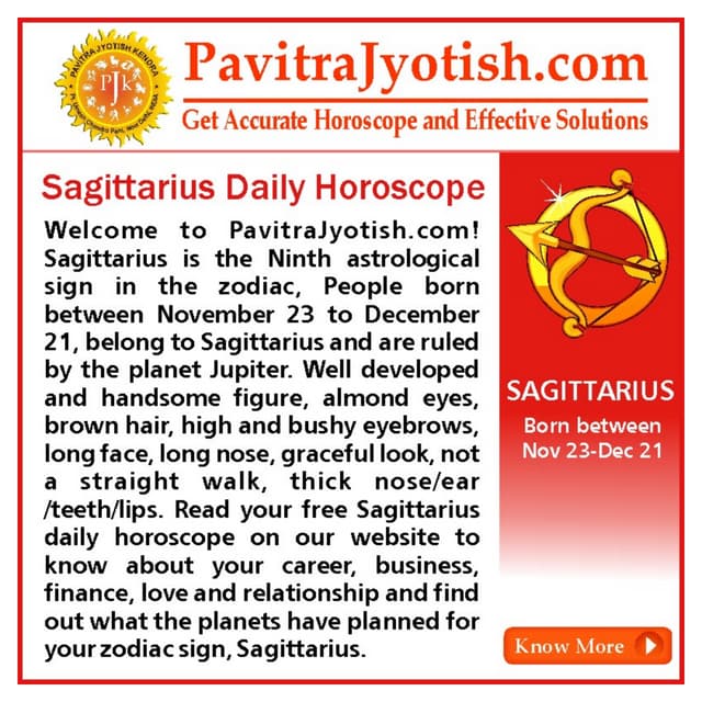 Sagittarius Daily Horoscope PDF