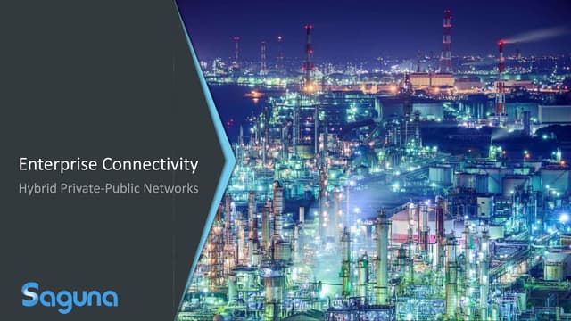 Saguna edge computing solution for private enterprise networks
