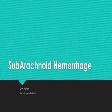 Spontaneous Sub Arachnoid Hemorrhage.pptx