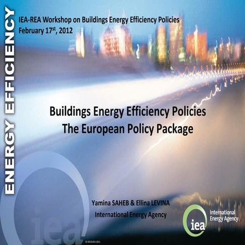 Buildings Energy Efficiency Policies: The European Policy package