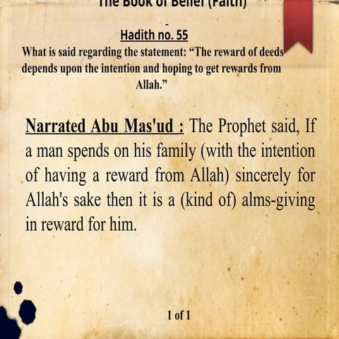 Sahih Bukhari Hadith no. 55 Fifty Five.pptx