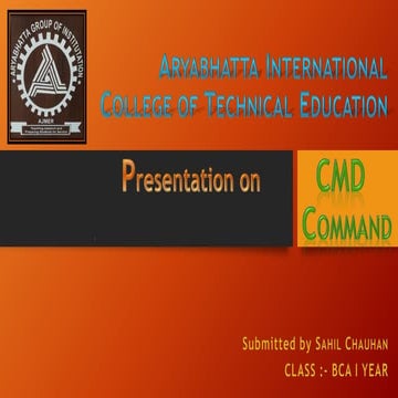 ppt on cmd cammand 