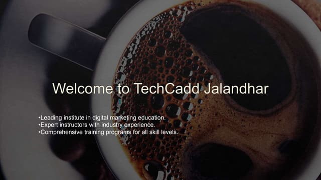 Best Digital Marketing Course In Jalandhar Ppt Best Digital Marketing Course In Jalandhar Ppt