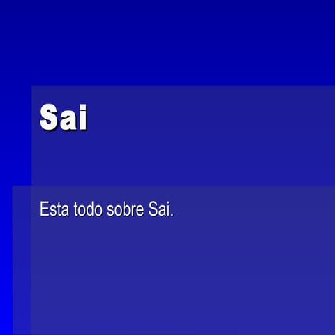 Sai