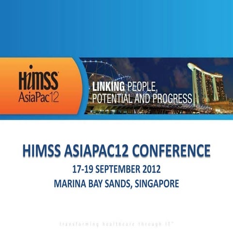 Saiful Hidayat  : HIMSS ASPAC SI07_IndonesiaOpportunitiesChallengesAndExperie...