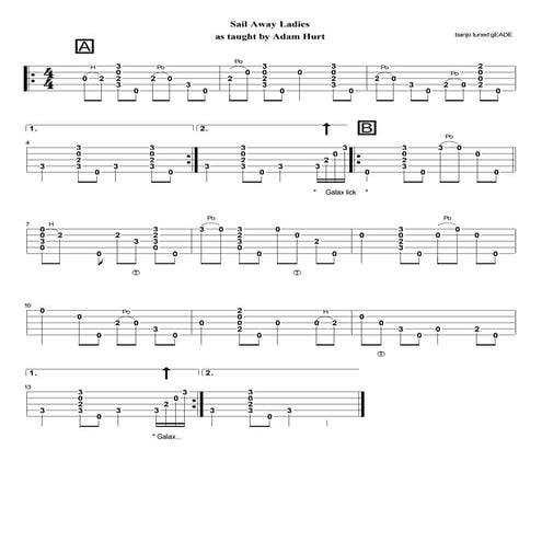 Sail away ladies revised