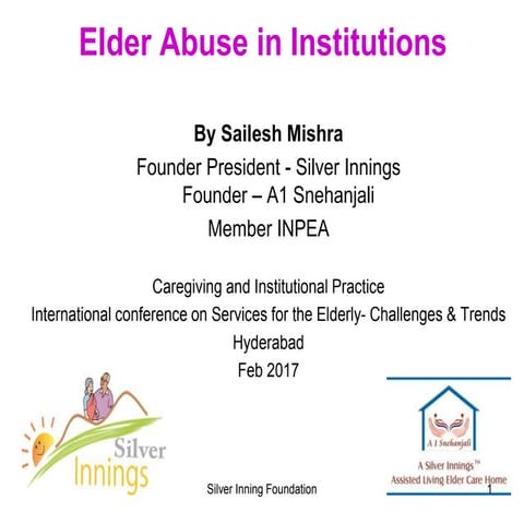 Elder Abuse in Institutions 2017