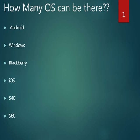 SailFish OS latest Report (2016)
