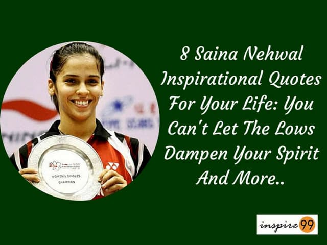 Saina nehwal 8 quotes for power pac...