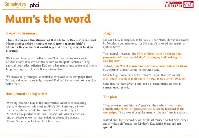 Sainsbury's case study