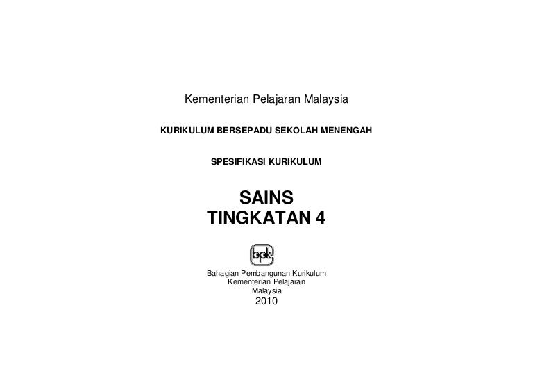 Sains Tingkatan4