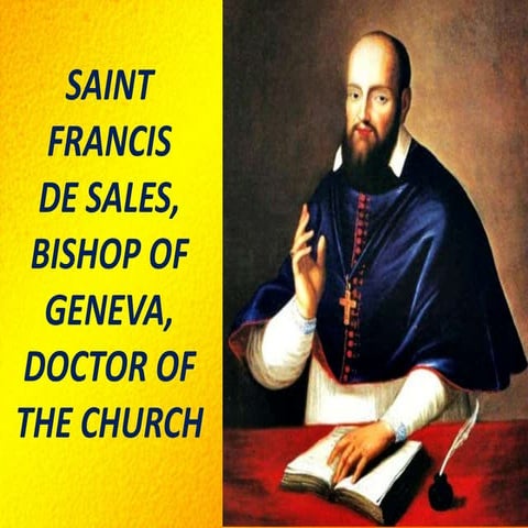 Saint Francis de Sales, Bishop of Geneva