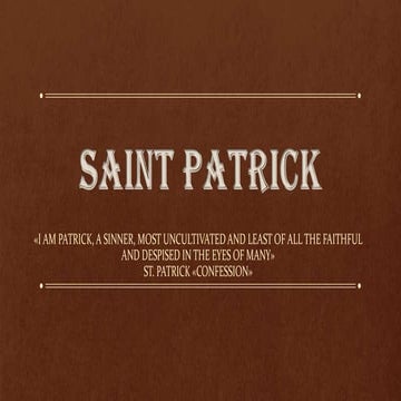 Saint Patrick
