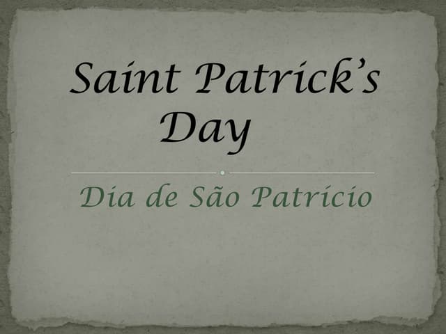 Saint patrick’s day 2º 13