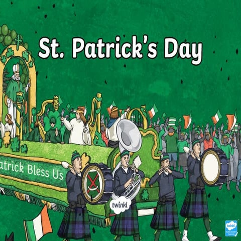 Apresentação sobre "Saint Patrick's Day" e suas características