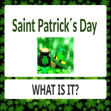 St. patrick's day powerpoint | ODP