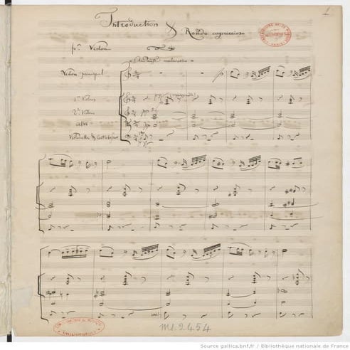 Saint saens. introducción y rondó caprichoso