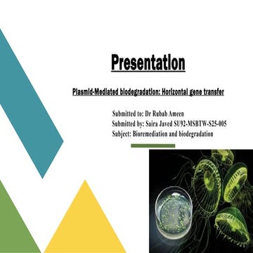 Horizontal gene transfer in bacteria | PDF